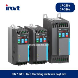 Biến tần INVT GD27 thông minh linh hoạt hơn