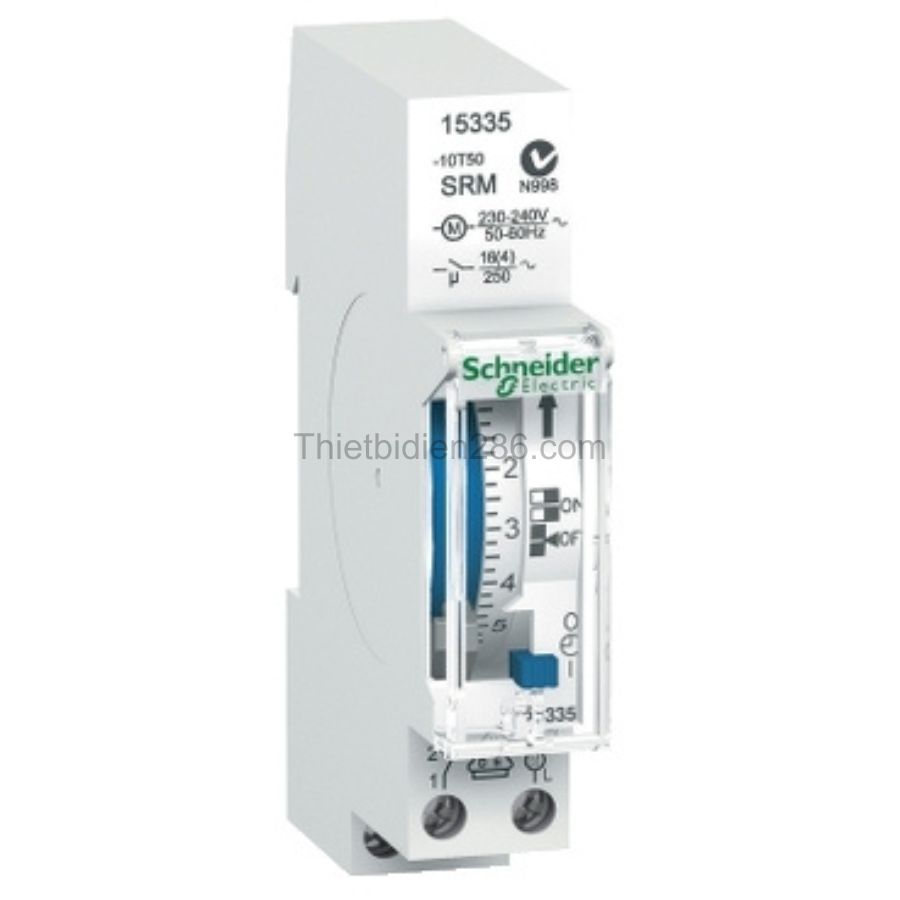 Thiết bị hẹn giờ cơ học 24h Schneider Electric CCT15335 dòng Acti9