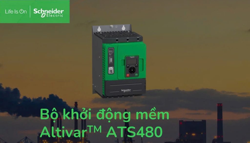 Khởi động mềm Schneider là thiết bị điều khiển tốc độ động cơ bằng cách giảm điện áp cấp vào từ từ trong giai đoạn khởi động, giúp hạn chế dòng khởi động và mô-men xoắn, bảo vệ hệ cơ khí và điện.