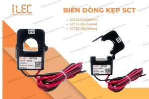 Biến dòng kẹp SCT iLEC – Lắp đặt siêu nhanh, đo lường dòng điện tiện lợi