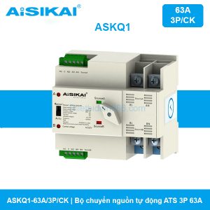 Bộ chuyển nguồn tự động ATS ASKQ1-63A/3P/CK Aisikai