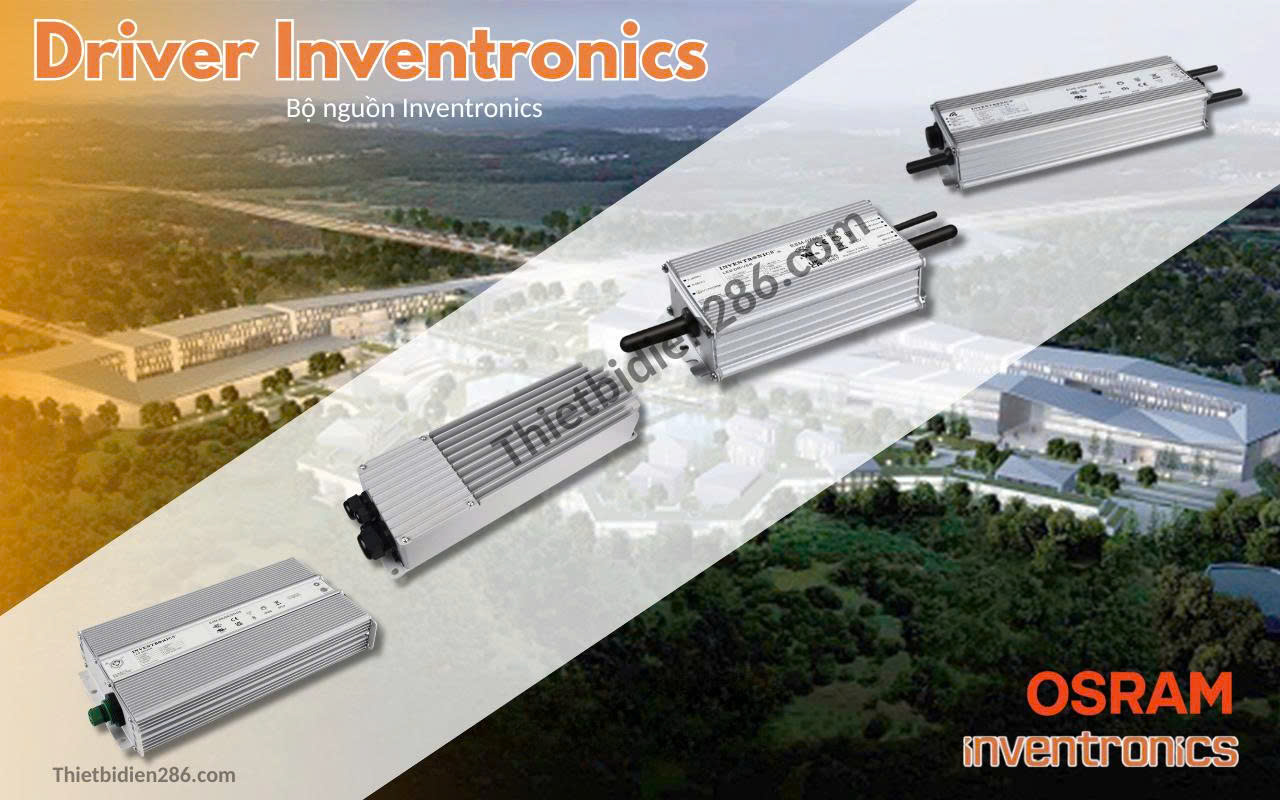 Bộ nguồn LED Driver Inventronics chính hãng – hiệu suất cao, bền bỉ, bảo hành 7 năm. Phân phối bởi Thiết bị điện 286, cam kết hàng chính hãng, giá tốt tại Hà Nội.