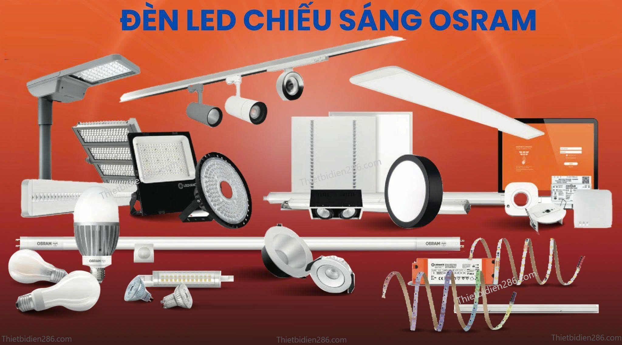 OSRAM là một trong những tập đoàn chiếu sáng lớn nhất thế giới, có lịch sử hơn 100 năm trong lĩnh vực nghiên cứu và sản xuất thiết bị chiếu sáng. Với định hướng đổi mới công nghệ – tối ưu hiệu quả – bảo vệ môi trường, OSRAM mang đến các giải pháp chiếu sáng hiện đại, tiết kiệm năng lượng và thân thiện với người dùng.