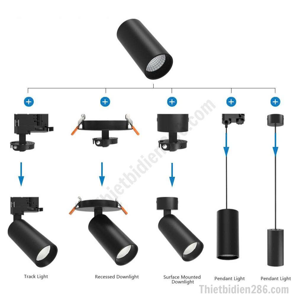 So sánh Spotlight rọi ray và Spotlight âm trần – Giải pháp chiếu sáng thông minh từ OSRAM