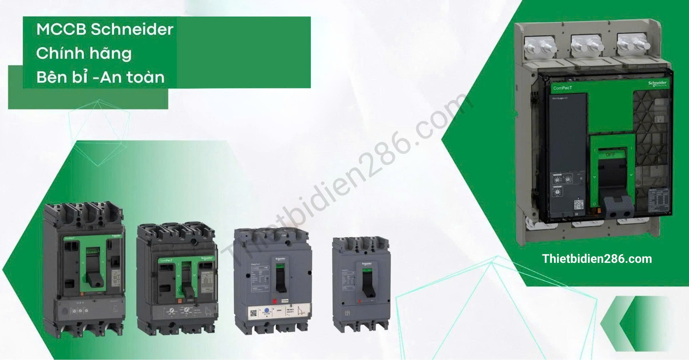 MCCB Schneider chính hãng – Bền bỉ & An toàn