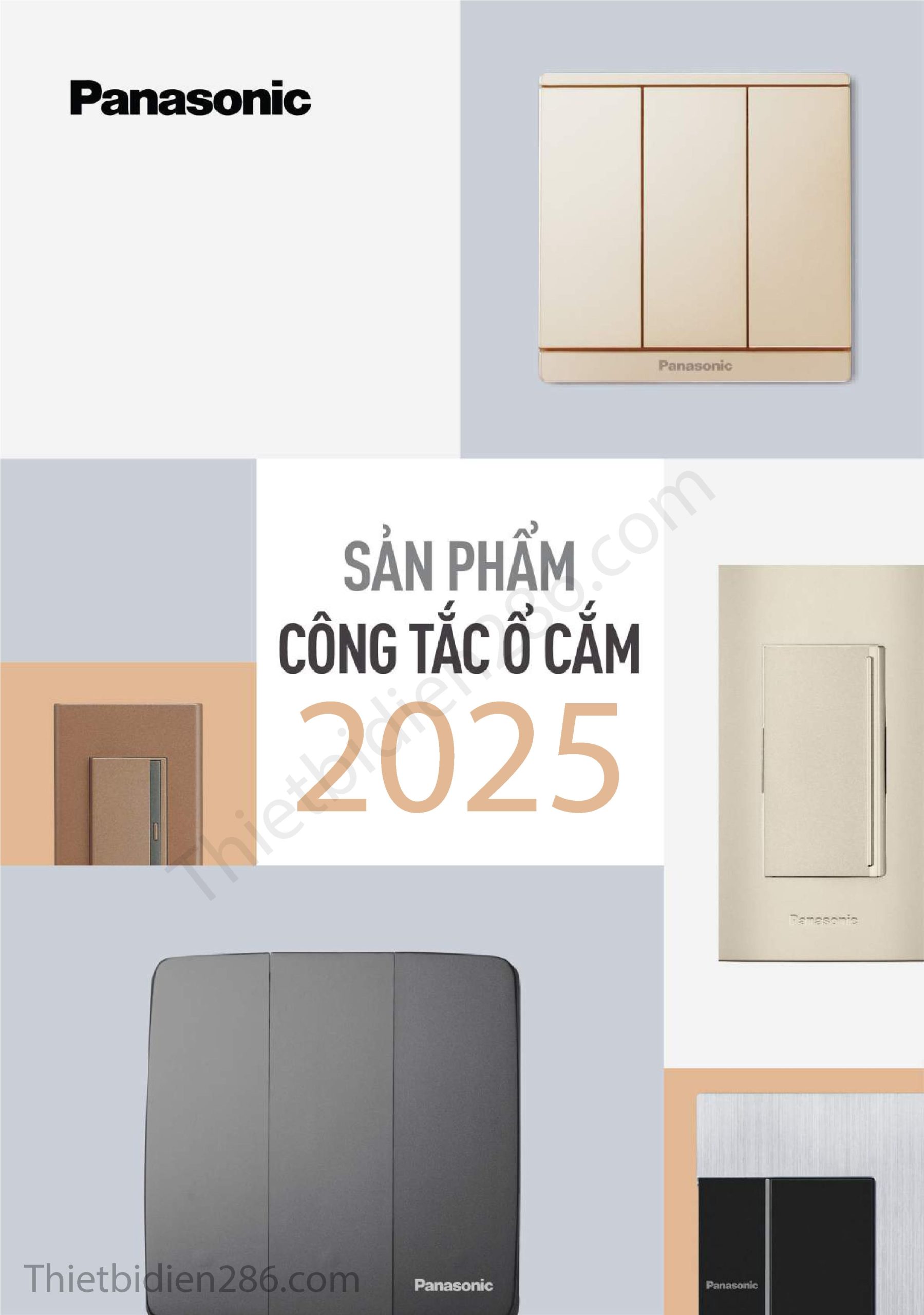 Công tắc ổ cắm Panasonic chính hãng Hà Nội – Giải pháp điện dân dụng cao cấp từ Thiết bị điện 286