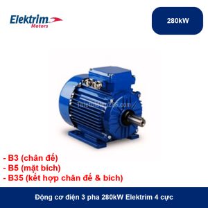 Động cơ điện Elektrim 280kW 4 cực