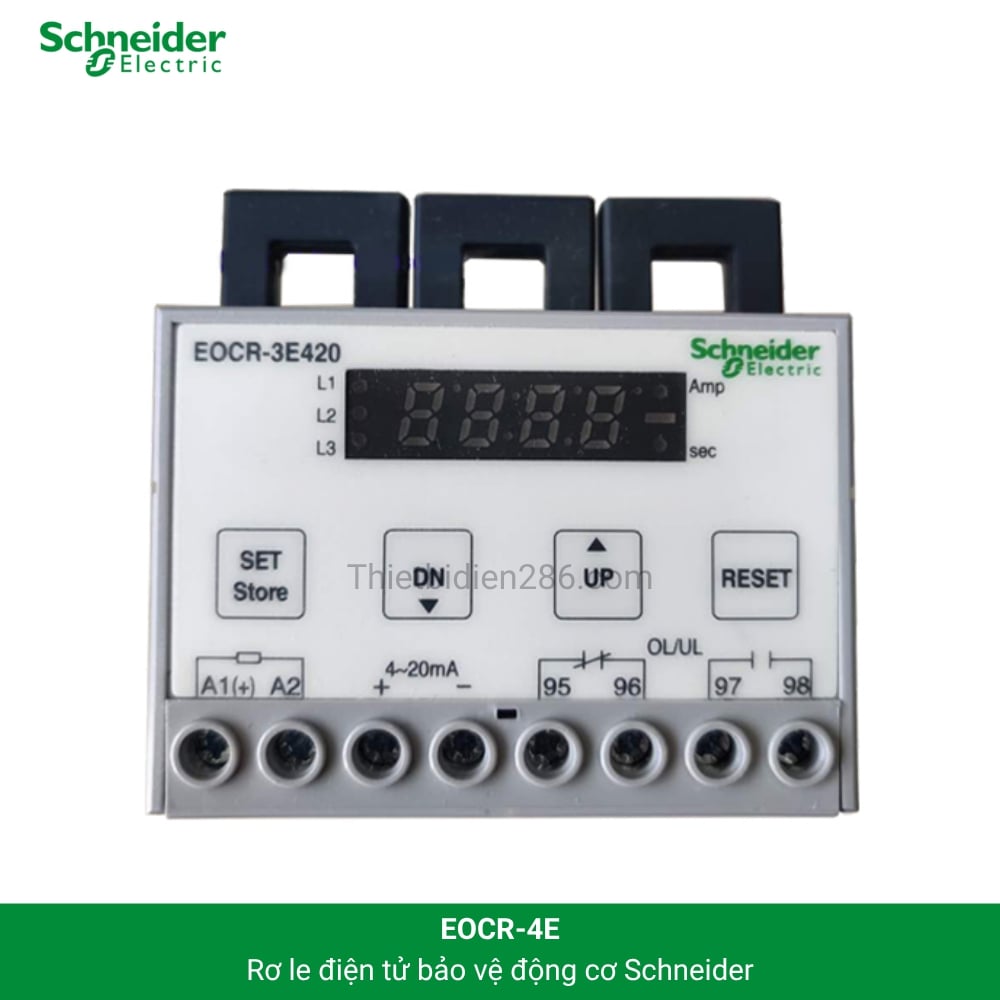 Rơ le bảo vệ động cơ EOCR-4E Schneider