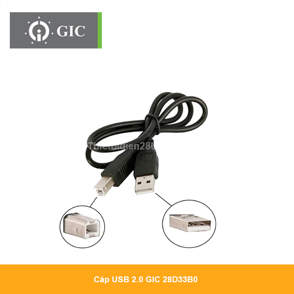 cáp USB 2.0 GIC 28D33B0 cap-usb-2.0-gic-28D33B0